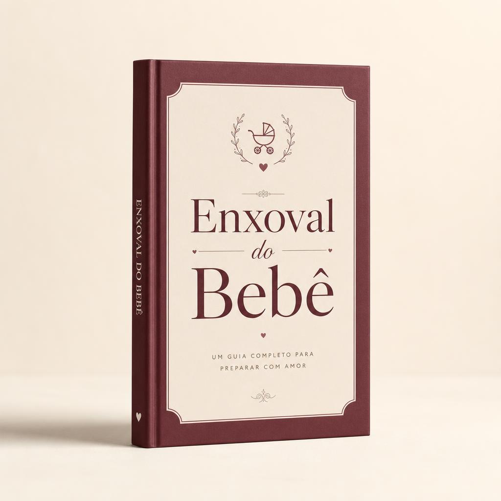 Mockup do ebook Enxoval do meu Bebê