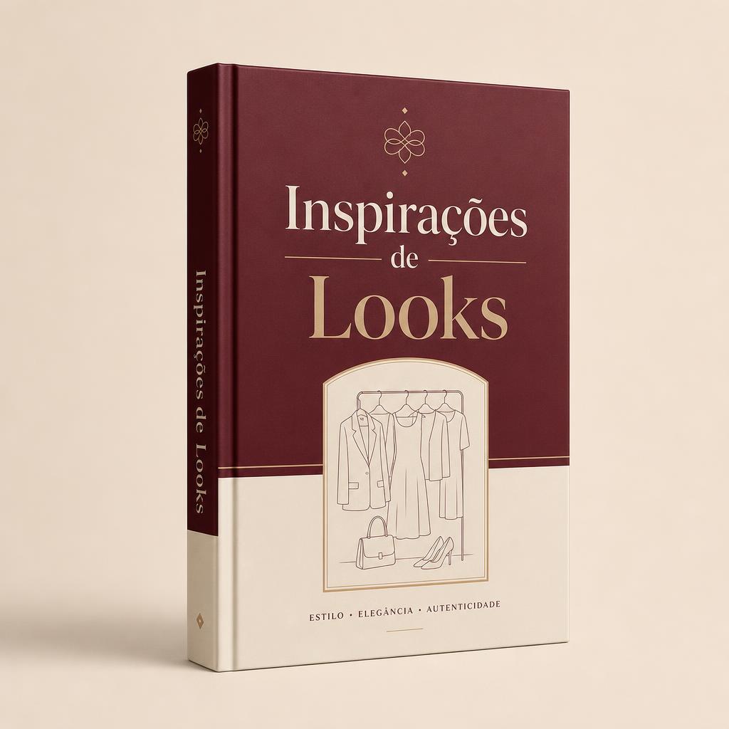 Mockup do ebook Inspirações de Looks