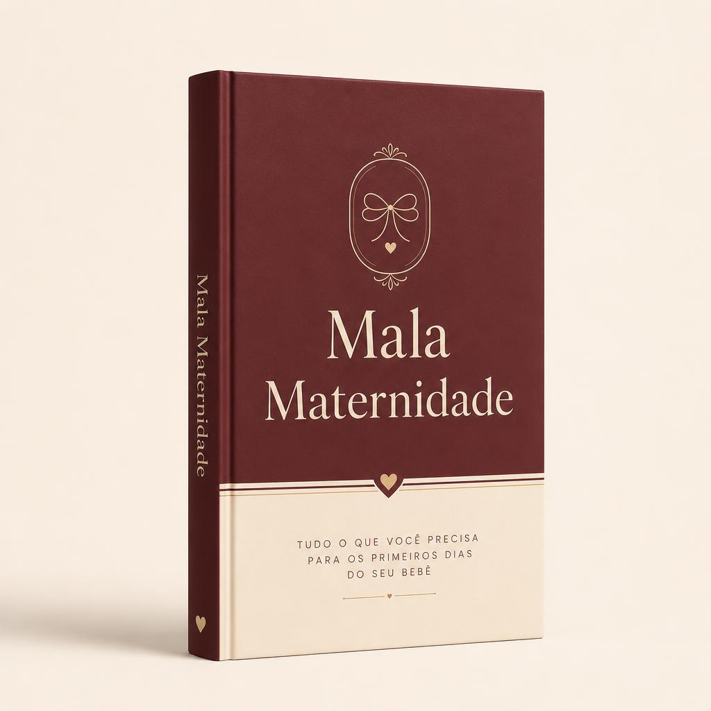 Mockup do ebook Mala Maternidade
